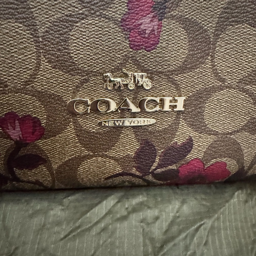 Coach F84729 Marlon Hobo In Signature Canvas With Victorian Floral Print - EUC - Picture 3 of 13